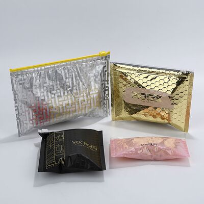 Zipper bubble bag, transparent bubble bag, cosmetic and accessory packaging, anti-drop protective bag