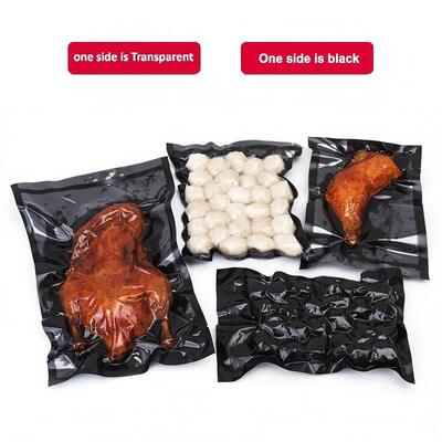 Freezersafe resealable plastic bag clear transparent packaging option to protect food and extend shelf life in food manufacturing