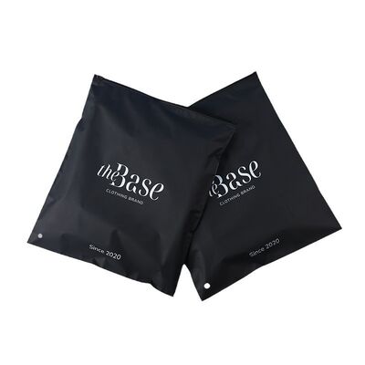100 Pcs Matte Black Resealable Bags - Smell Proof Zip Lock Packaging for Small Business, Clothing, Jewelry